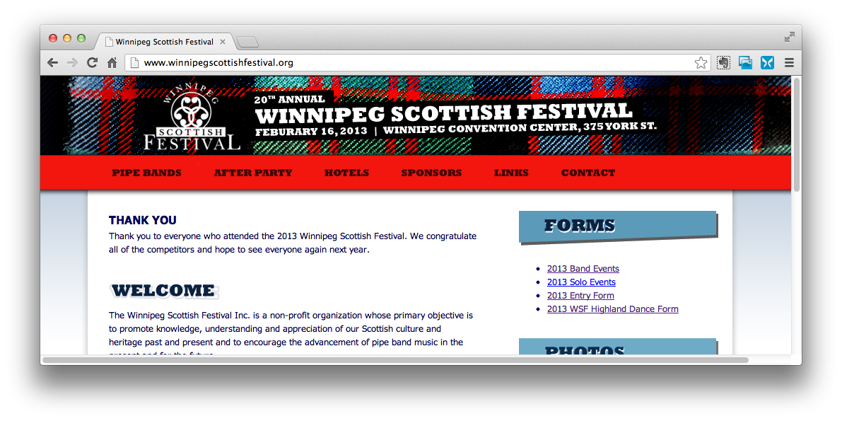 Winnipeg Scottish Festival